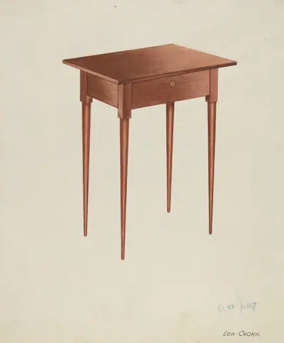 Shaker Candle Table