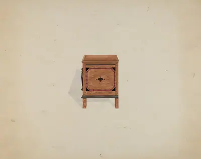 Side View of Blanket Chest