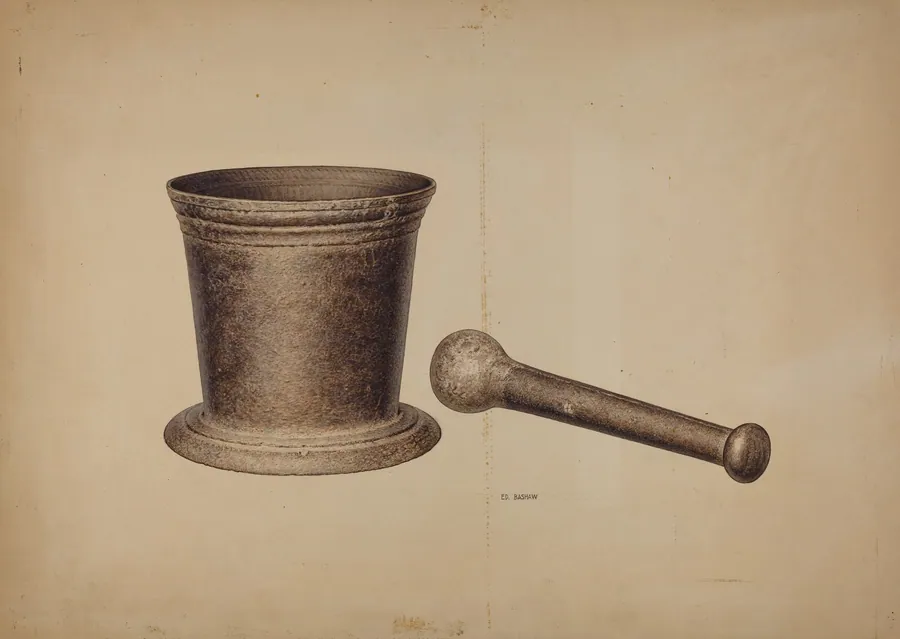 Mortar and Pestle by Edward Bashaw