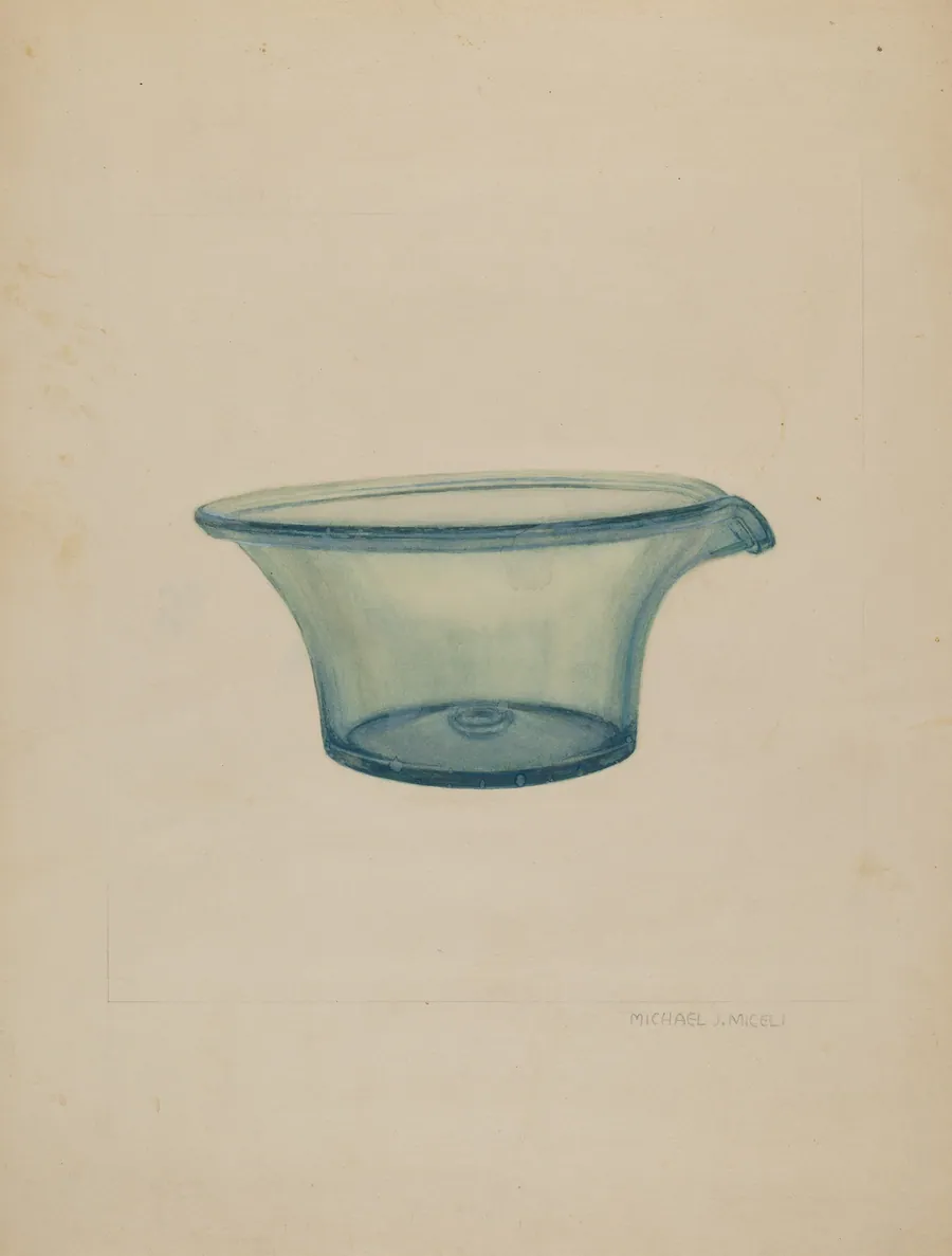 Glass Milk Pan by Michael J. Miceli