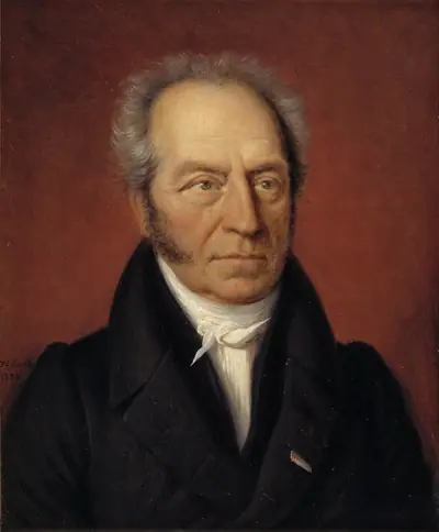 Portræt af kunstkammerforvalter J.C. Spengler