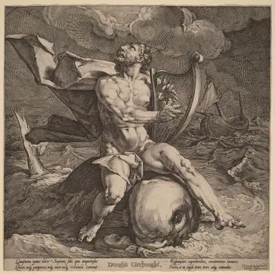 Arion on a Dolphin