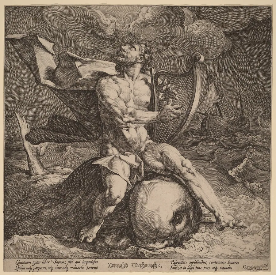 Arion on a Dolphin by Jan Muller