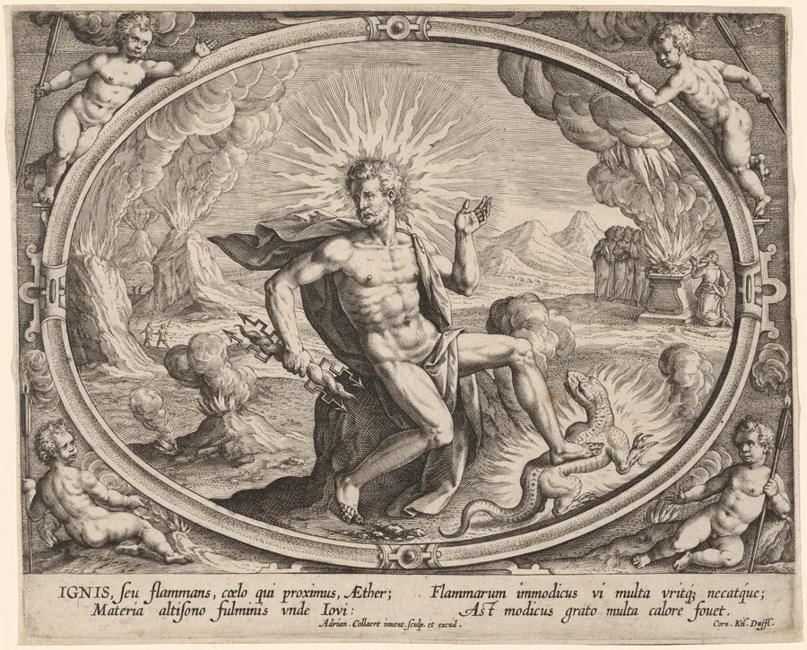 Ignis (Fire) by Adriaen Collaert