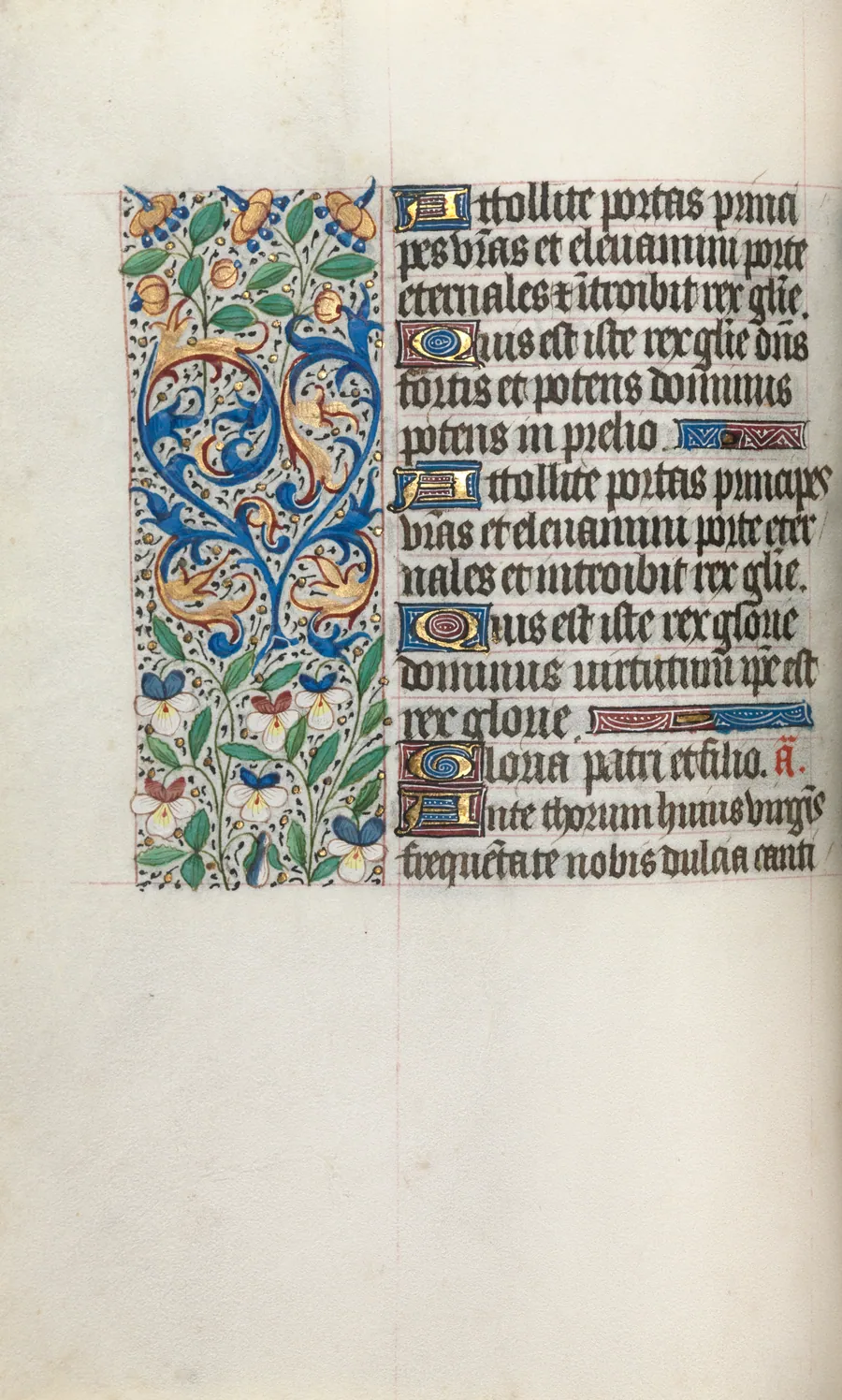 Book of Hours (Use of Rouen): fol. 34v by Master of the Geneva Latini