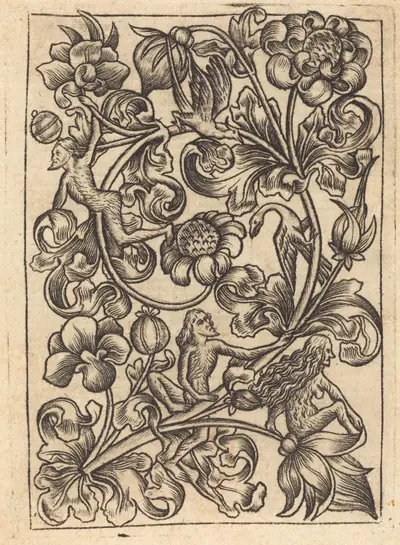Ornament with Wild Folk