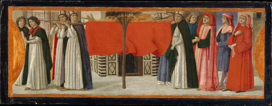 The Burial of Saint Zenobius by Davide Ghirlandaio (David Bigordi)