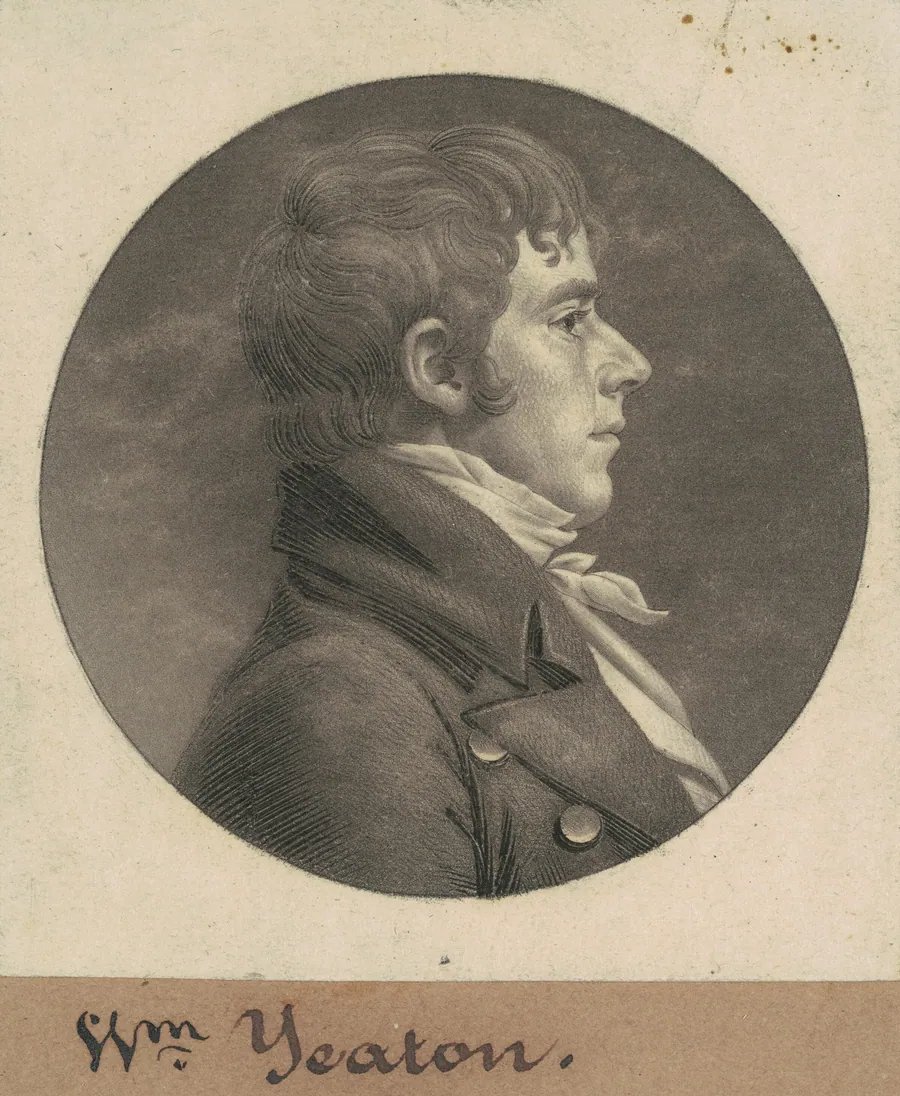 William Yeaton by Charles B. J. Févret de Saint-Mémin
