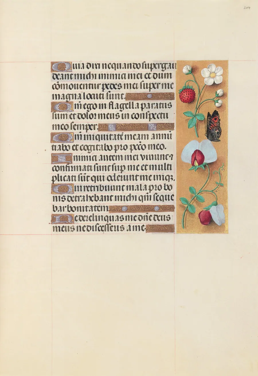 Hours of Queen Isabella the Catholic, Queen of Spain:  Fol. 204r by Master of the First Prayerbook of Maximillian