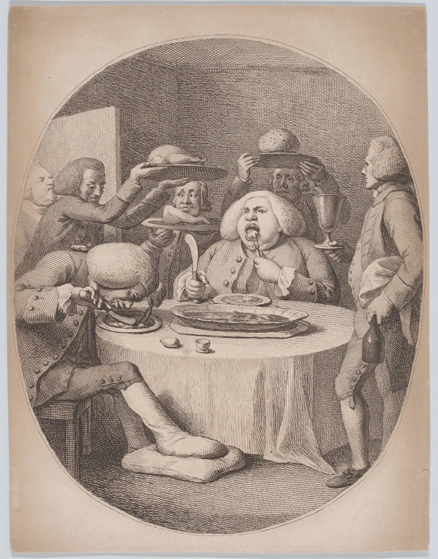 Les Gourmands by James Boswell