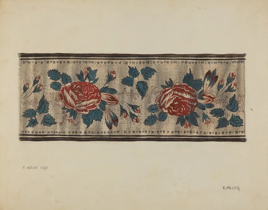 Chintz Border by Edith Miller