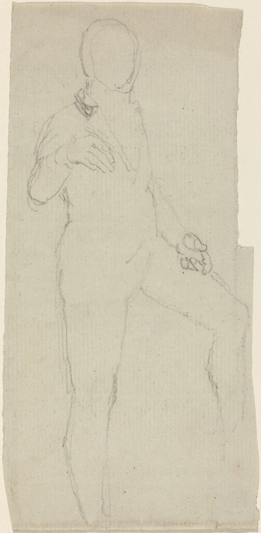 Male Figure in Contemporary Dress by John Flaxman