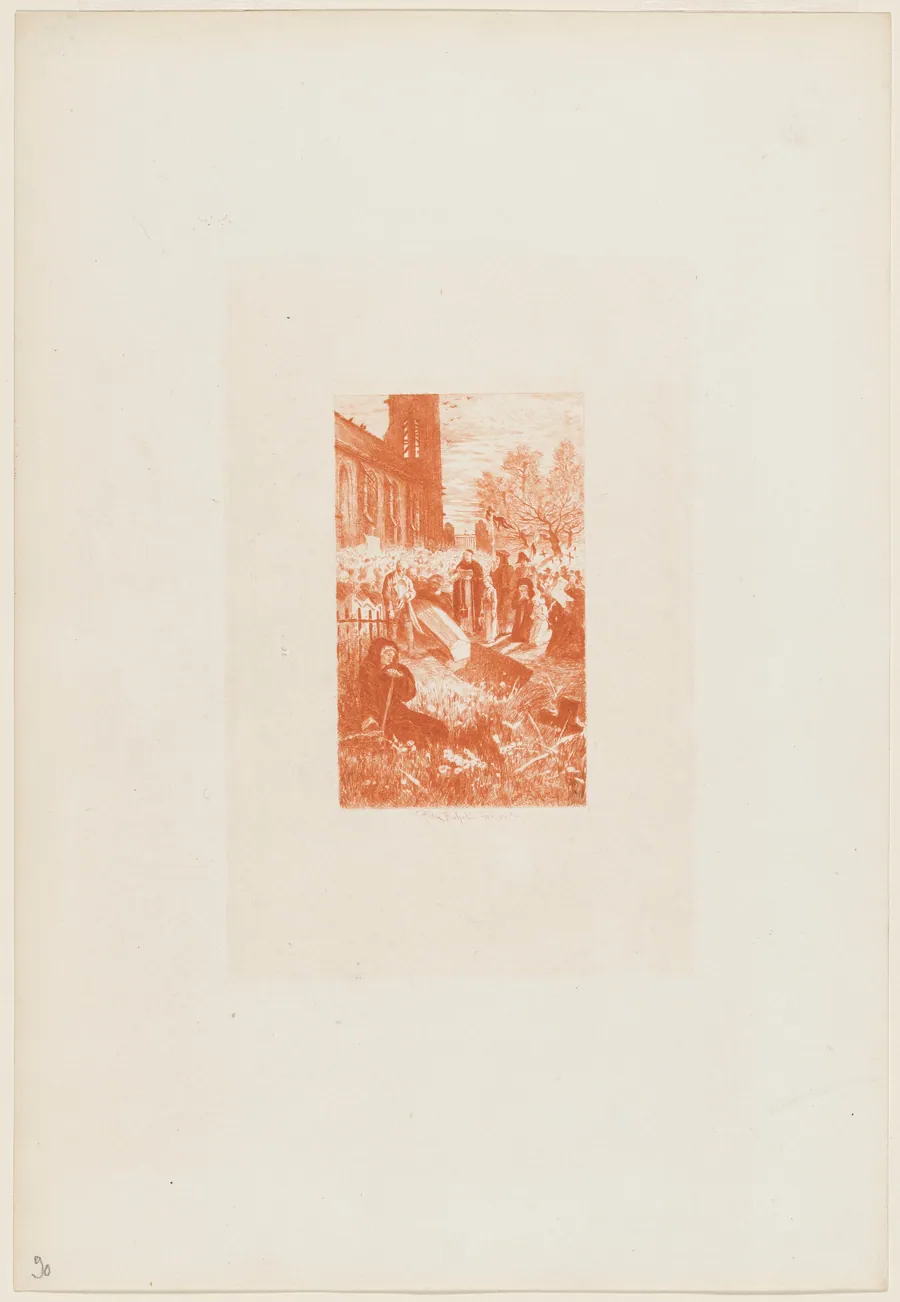 L'Ensorcelée by Félix-Hilaire Buhot