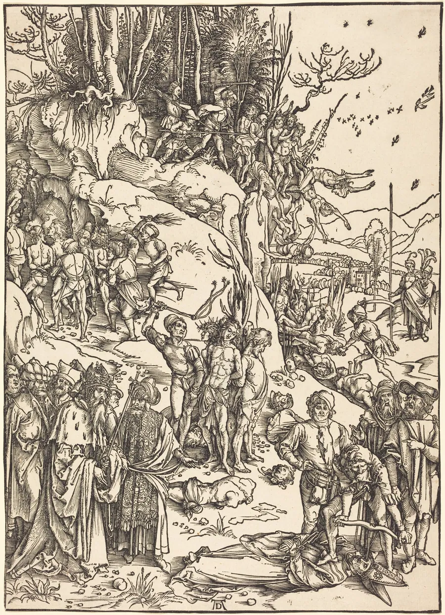 The Martyrdom of the Ten Thousand by Albrecht Dürer