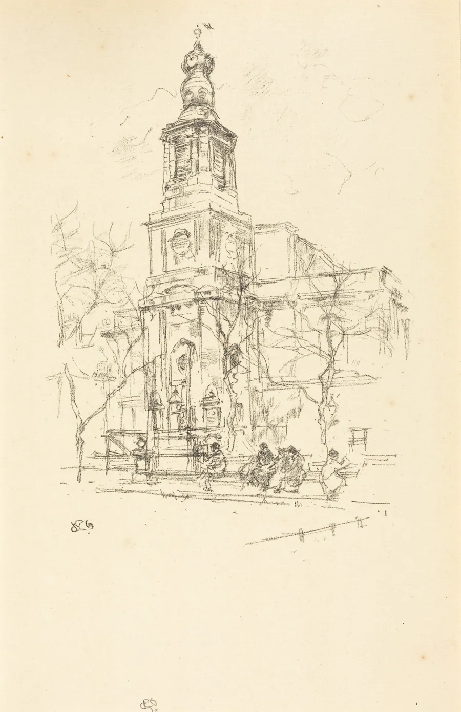 Saint Anne's, Soho by James McNeill Whistler