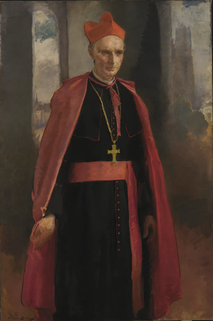 Cardinal Mercier by Cecilia Beaux, born Philadelphia, PA 1855-died Gloucester, MA 1942