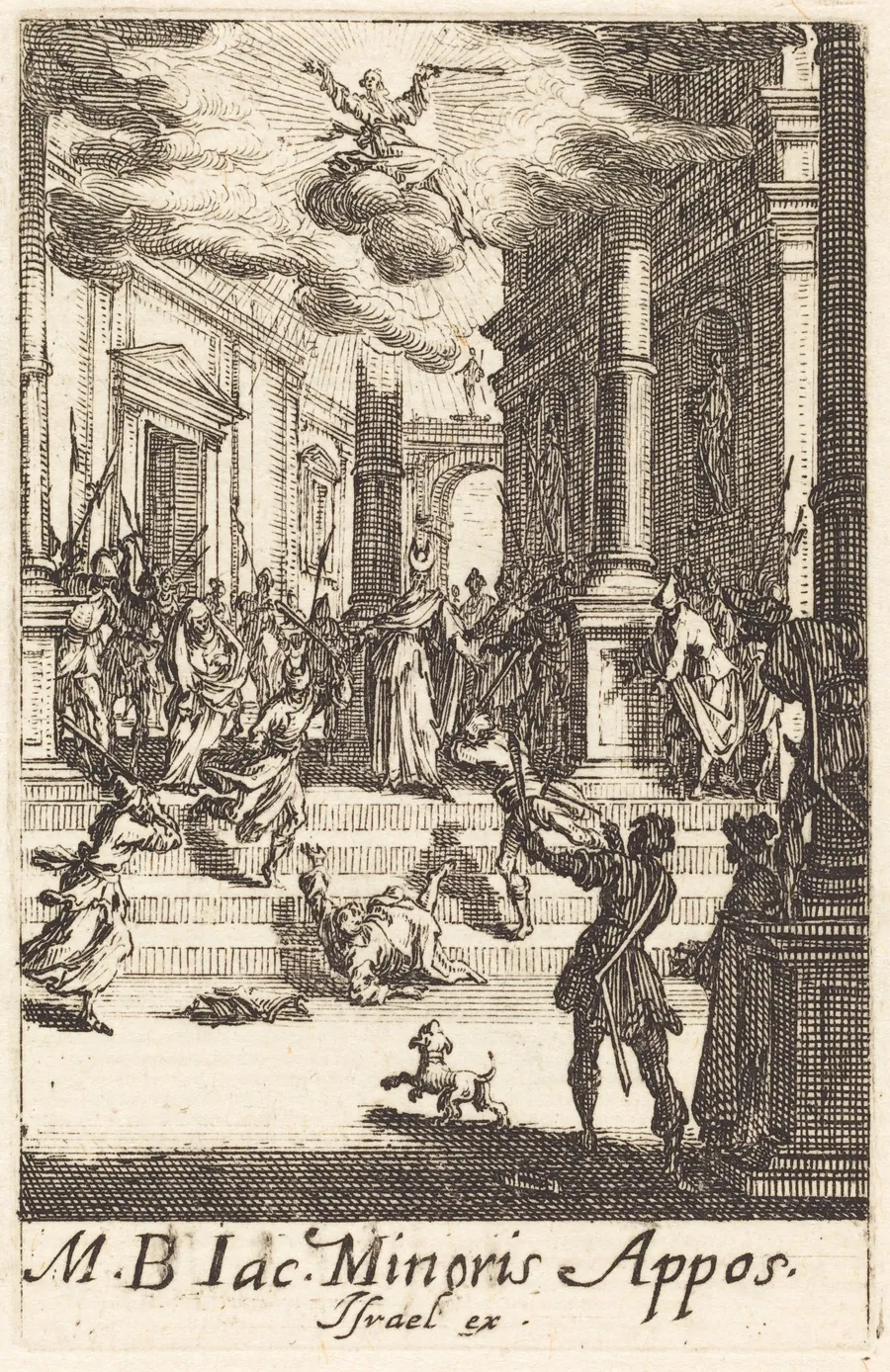The Martyrdom of Saint James Minor by Jacques Callot