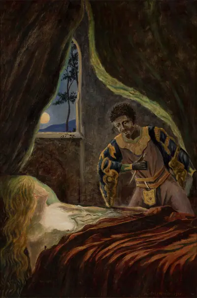 Othello and Desdemona