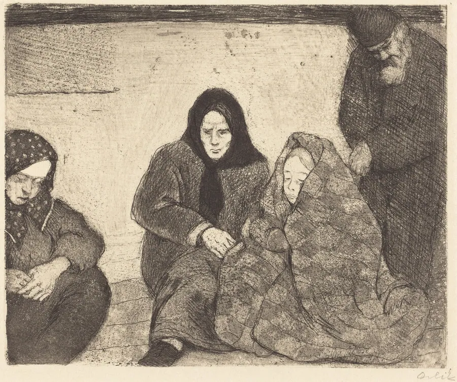 Emigrants by Emil Orlik