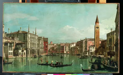 The Grand Canal, Venice, Looking Southeast, with the Campo della Carità to the Right