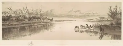 Untitled (Native American Camp)