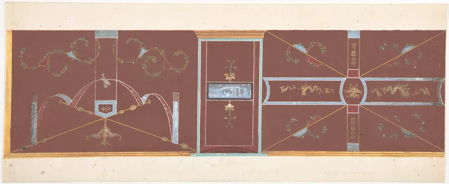 Design for Wall Decoration by Pierre François Léonard Fontaine