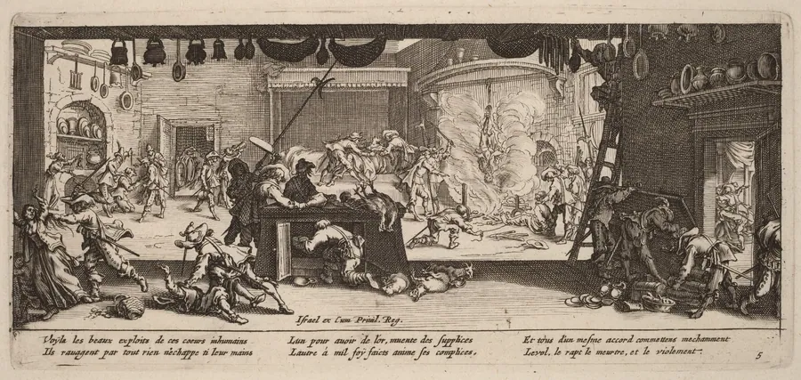 Plundering a Large Farmhouse by Gerrit van Schagen
