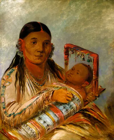 Chée-ah-ká-tchée, Wife of Nót-to-way