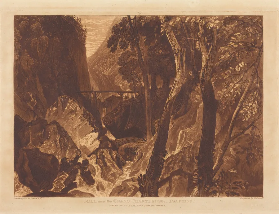 Mill near the Grand Chartreuse by Joseph Mallord William Turner