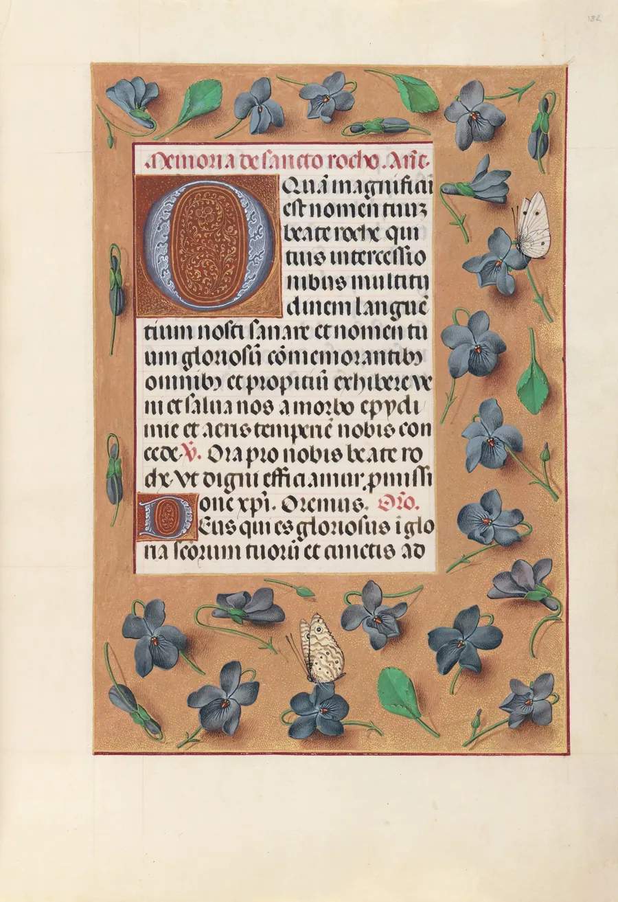 Hours of Queen Isabella the Catholic, Queen of Spain:  Fol. 182r by Master of the First Prayerbook of Maximillian