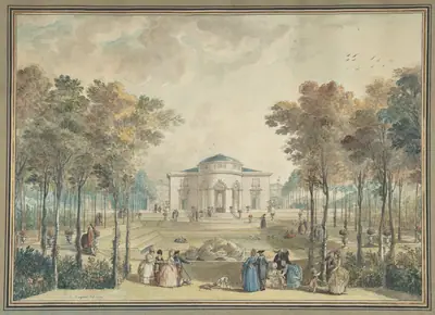 The Garden Façade of Bagatelle