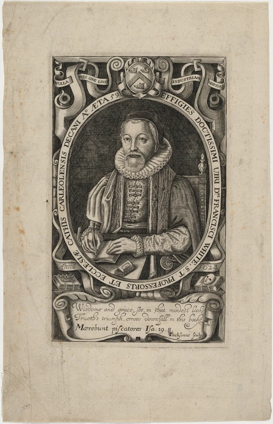 Francis White, Bishop of Ely by Thomas Cockson