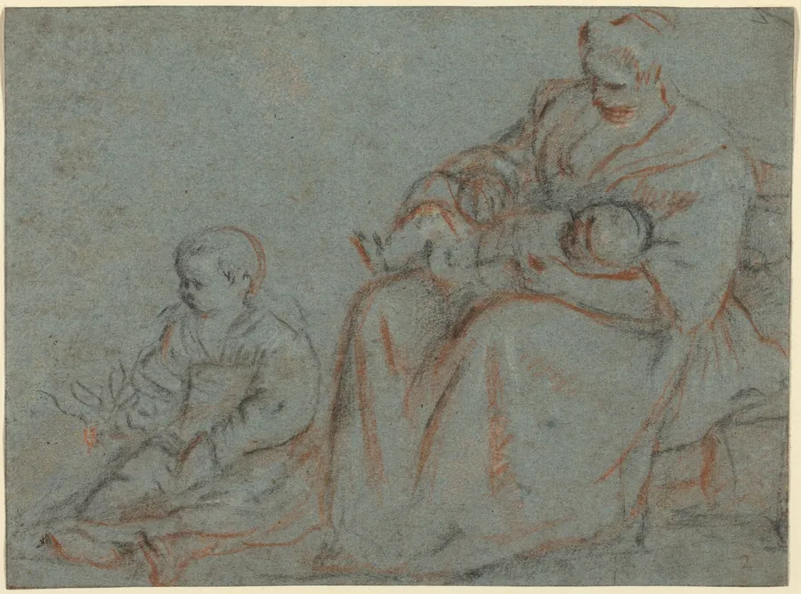Domestic Scene by Gerolamo Bassano