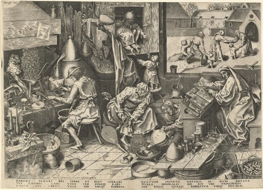 The Alchemist by Philip Galle