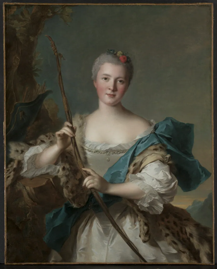 Portrait of a Woman as Diana by Jean-Marc Nattier