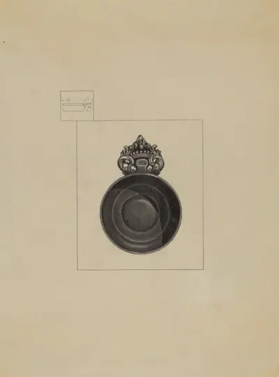 Pewter Porringer