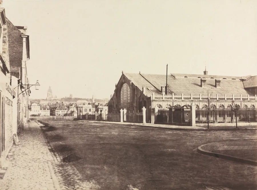 South Gable of the Boulogne Railway Station by Édouard Baldus