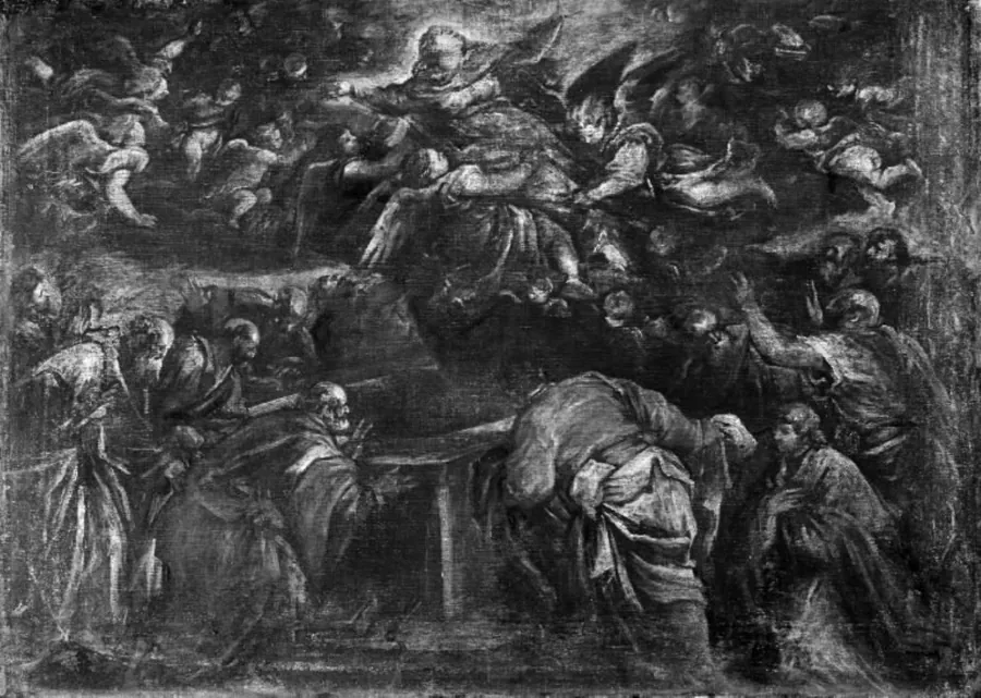 Jomfru Marias himmelfart by Francesco Bassano
