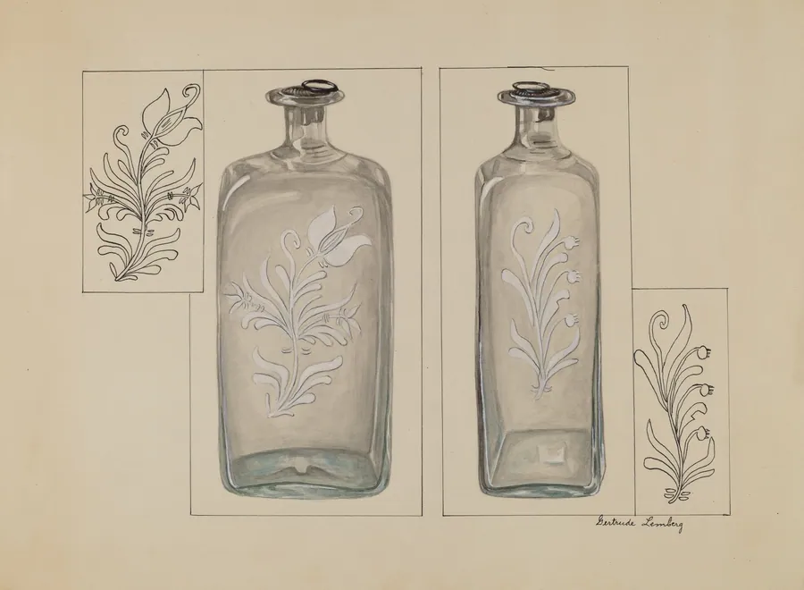 Liquor Bottle by Gertrude Lemberg