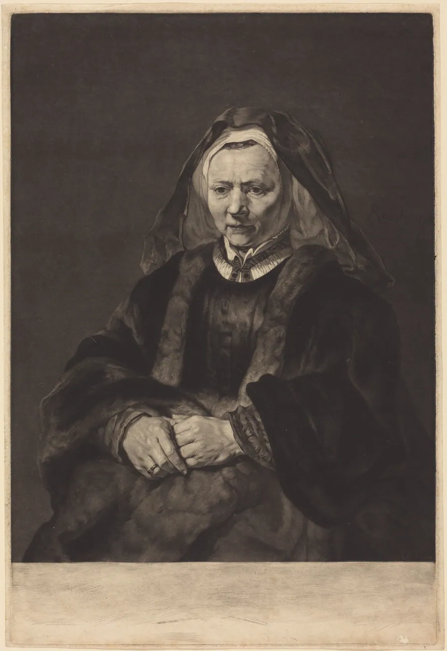 Rembrandt's Wife by Richard Earlom