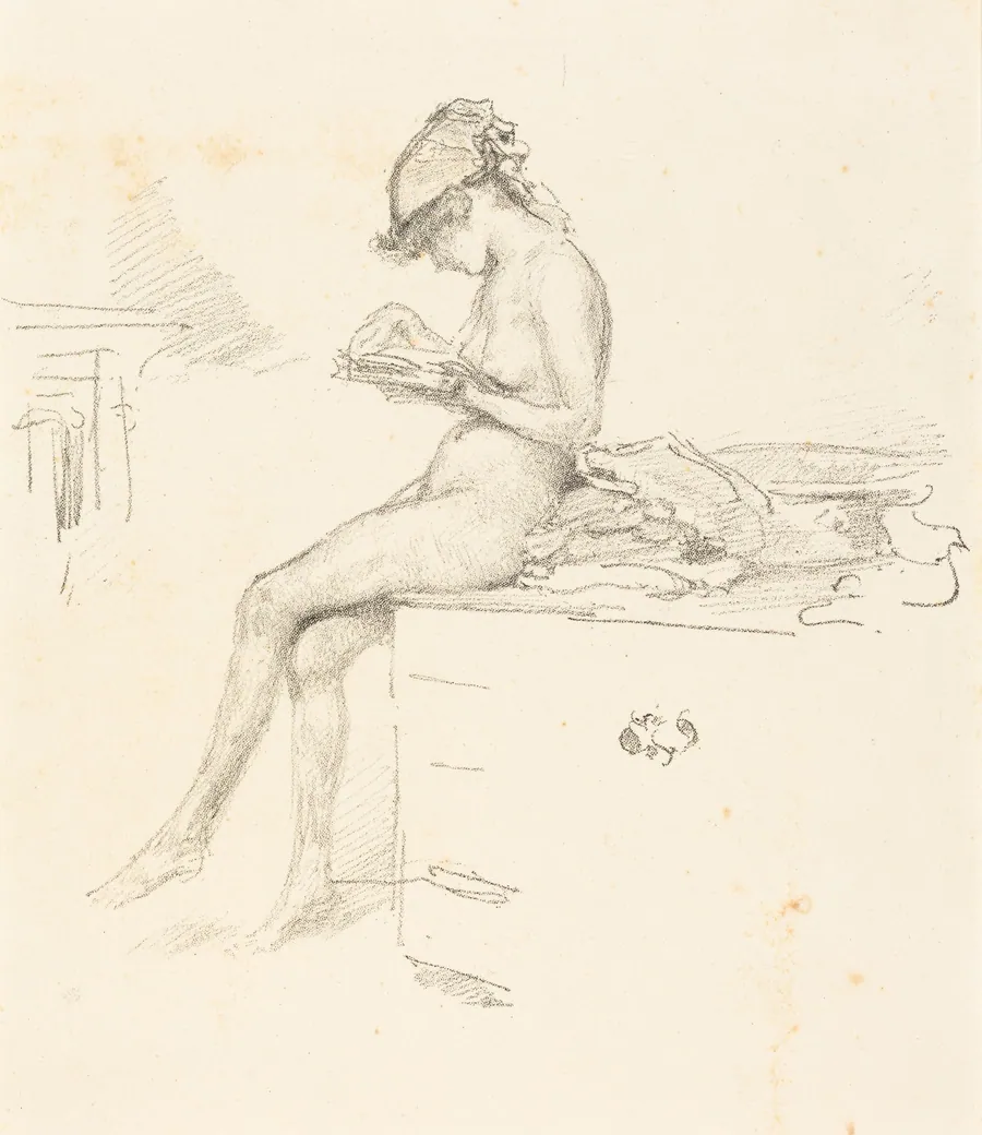 The Little Nude Model, Reading by James McNeill Whistler