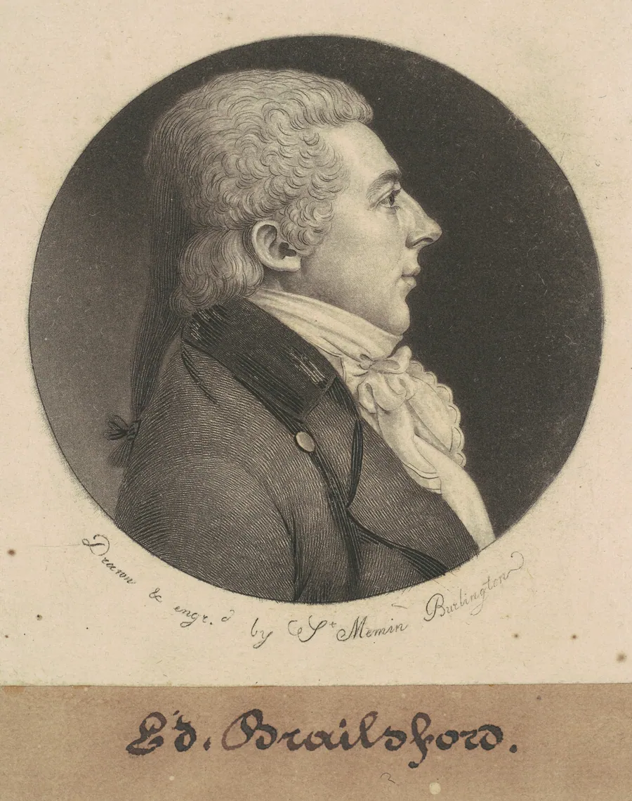 Edward Brailsford by Charles B. J. Févret de Saint-Mémin