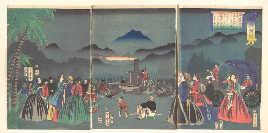 仏蘭西国|France (furansukoku) by Utagawa Yoshitora