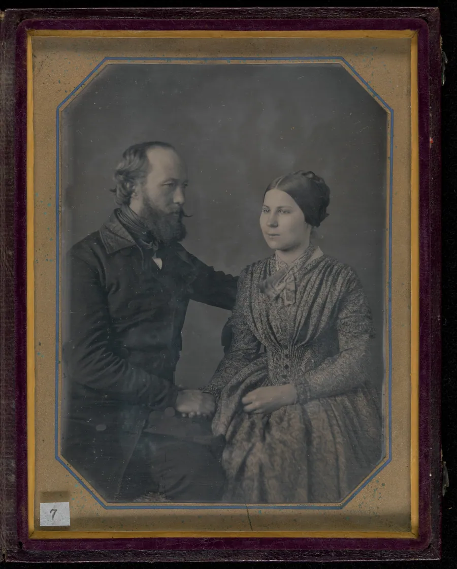 William and Sophia Palmer Langenheim by W. & F. Langenheim