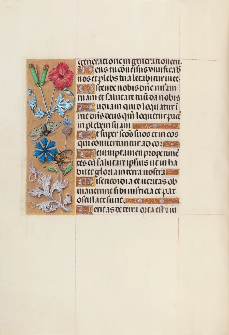 Hours of Queen Isabella the Catholic, Queen of Spain:  Fol. 128v by Master of the First Prayerbook of Maximillian