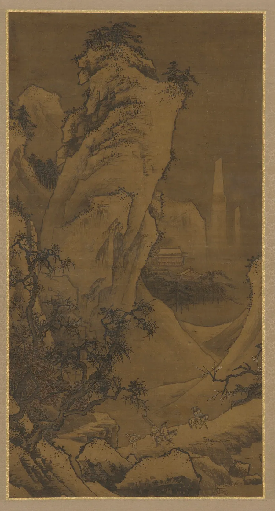 Two Riders Searching for Plum Blossoms by Formerly attributed to Xia Gui 夏珪 (active ca. 1195-1230)