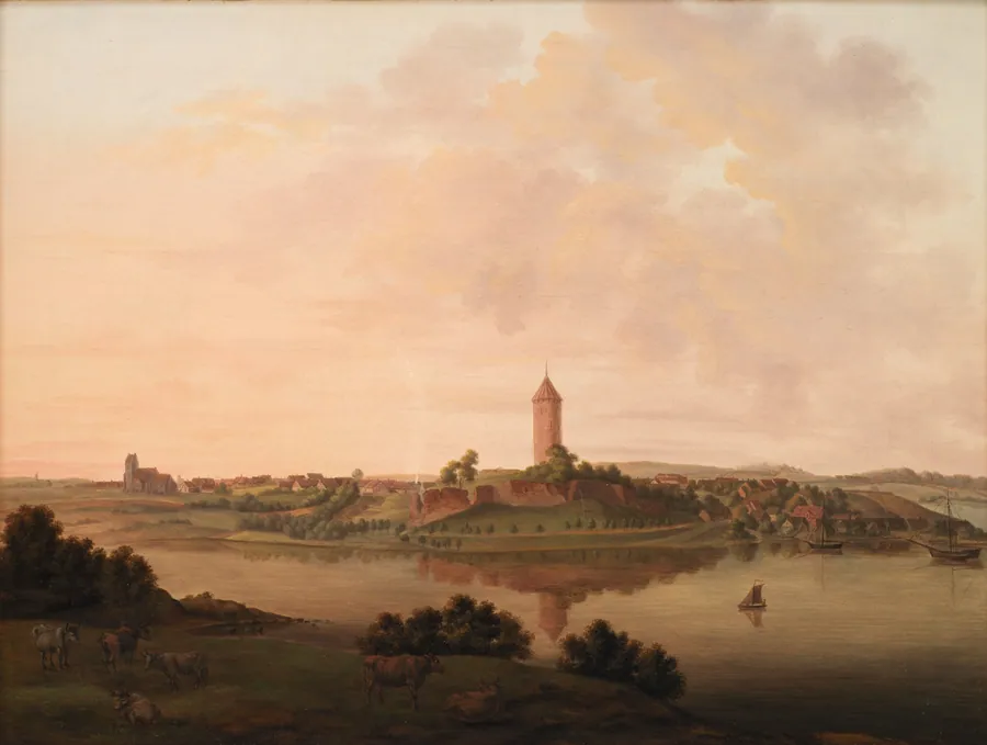 Prospekt af Vordingborg by Heinrich Grosch