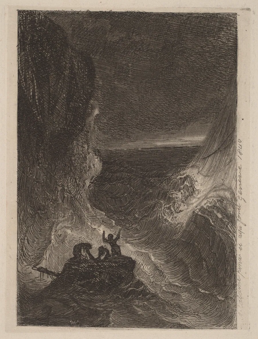Shipwreck by Alexandre Calame