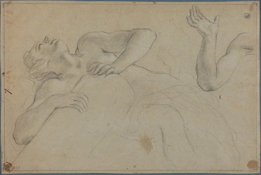 Satyr Leaning on a Column by Anton Domenico Gabbiani