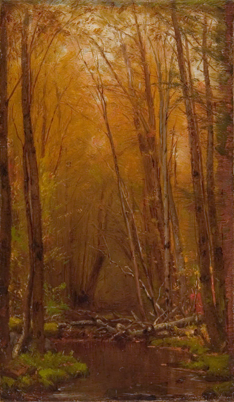 The Birches of the Catskills by Worthington Whittredge, born Springfield, OH 1820-died Summit, NJ 1910